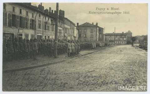 Soldats et officiers allemands (Pagny-sur-Moselle)